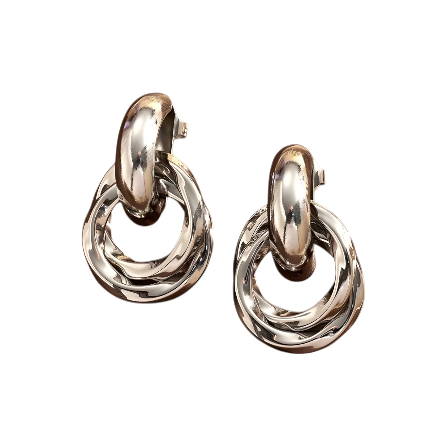 Boucles "Chaima argent"