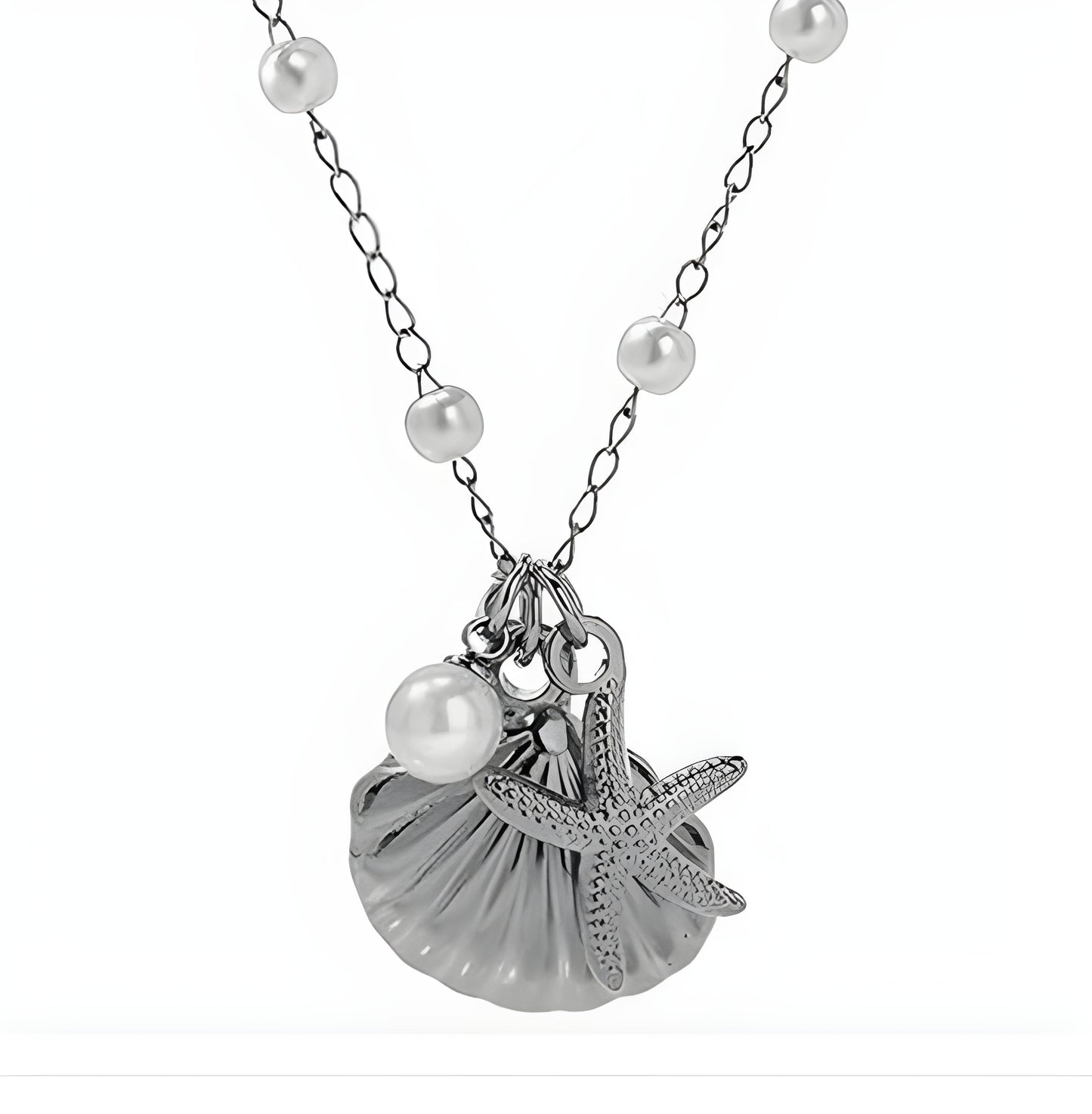 Collier "Hilda argent"