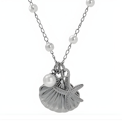 Collier "Hilda argent"
