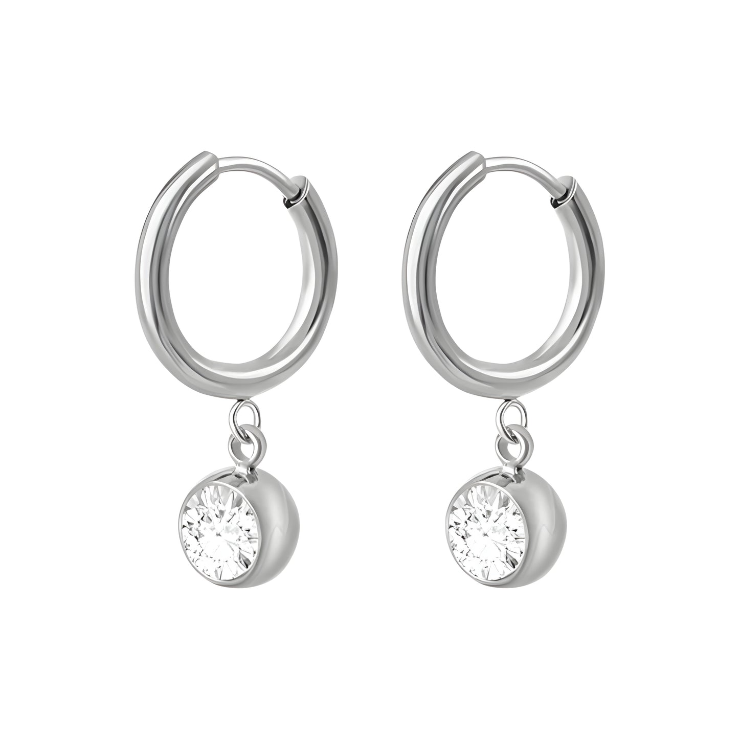 Boucles "Bianka argent"