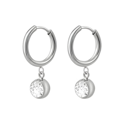 Boucles "Bianka argent"