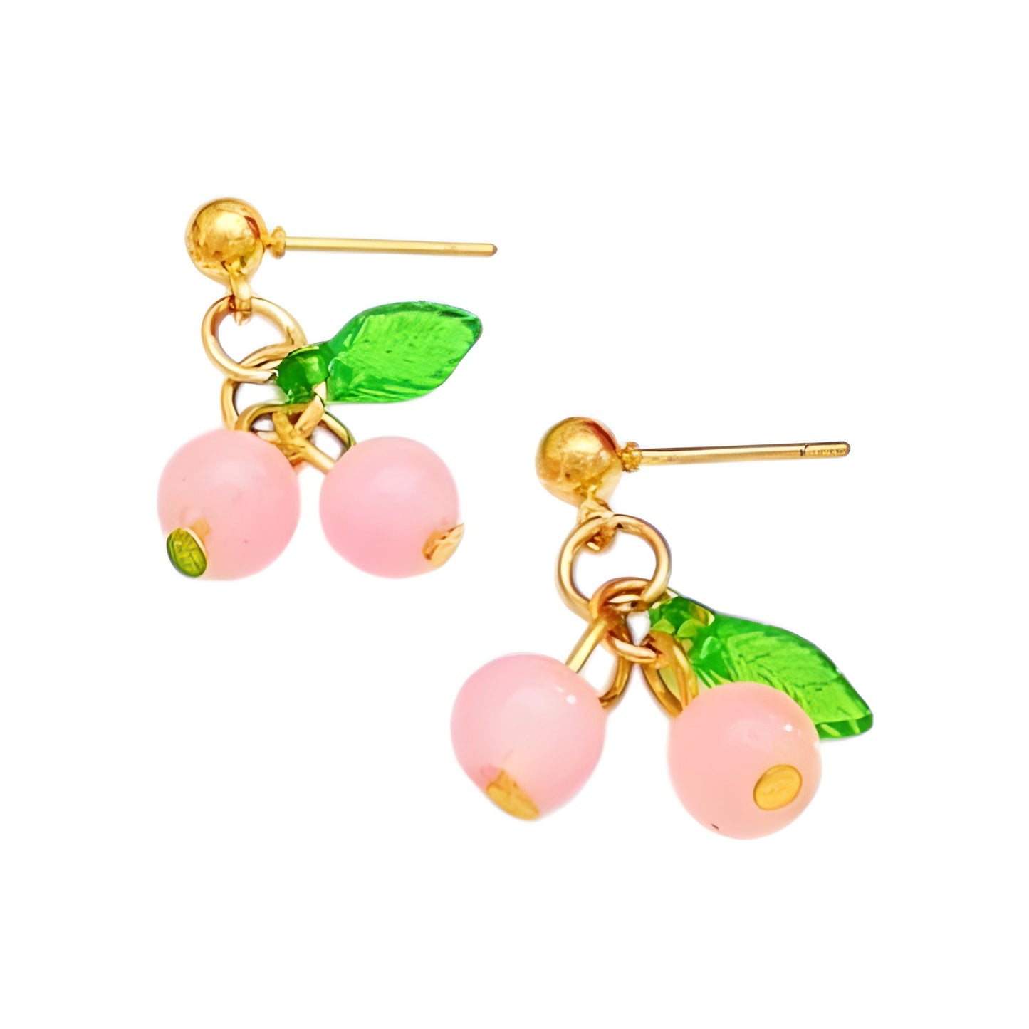 Boucles "Cerise rose"