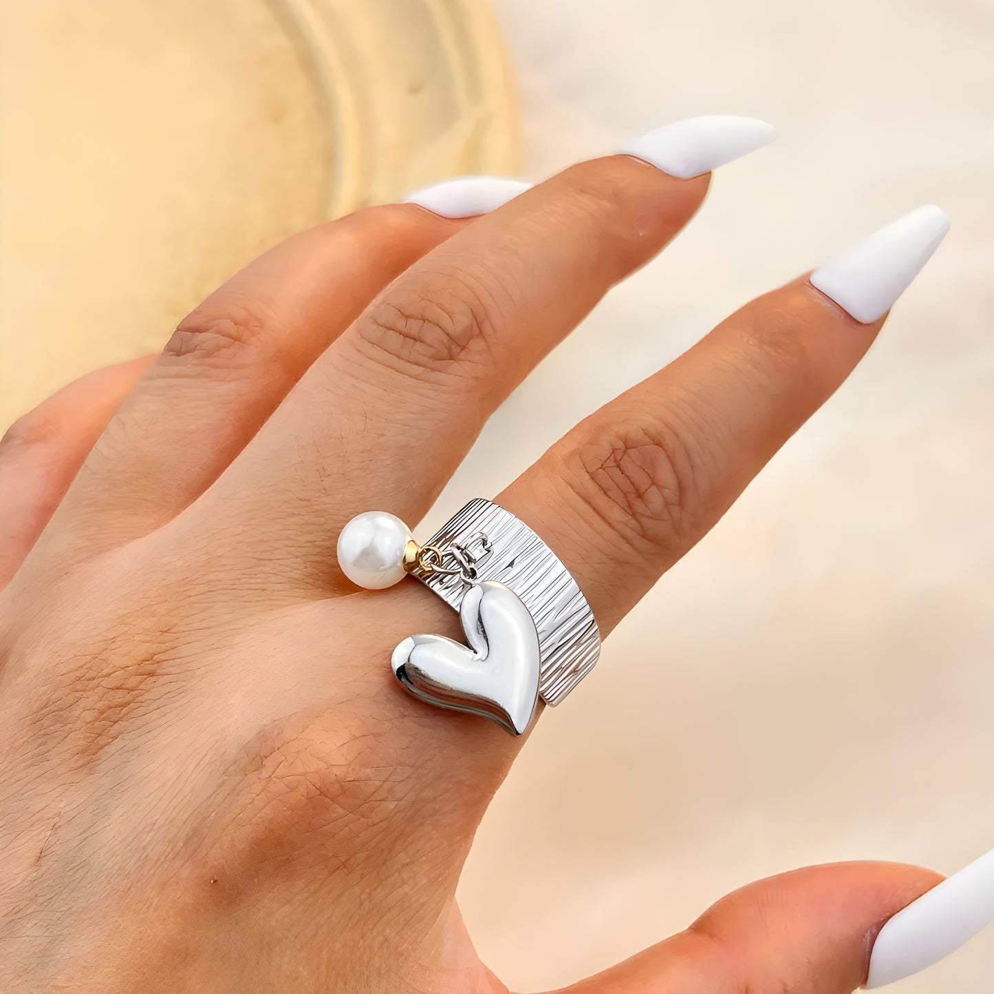 Bague "Alba argent"
