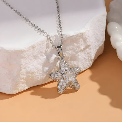 Collier "Stella argent"
