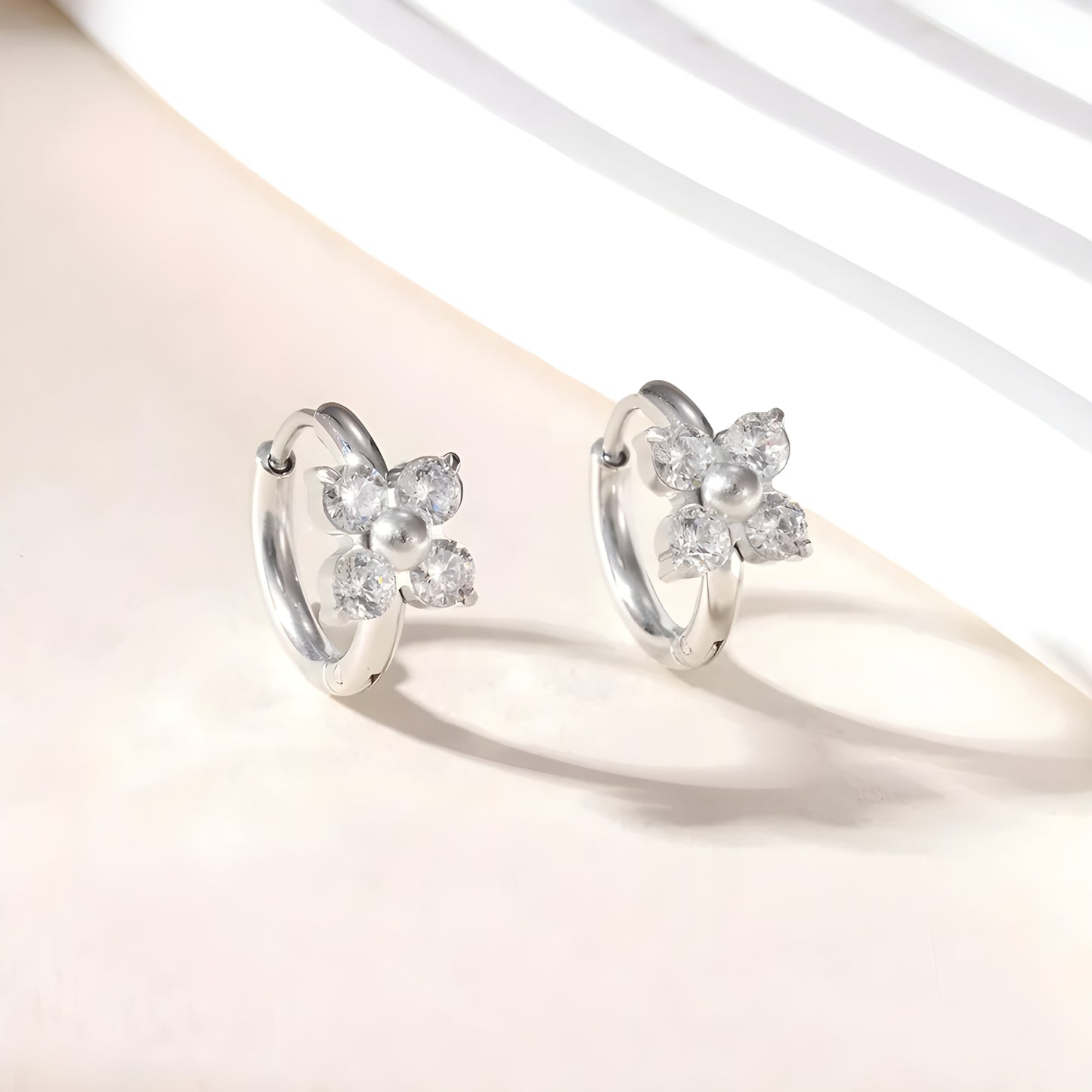 Boucles "Anna 2 argent"