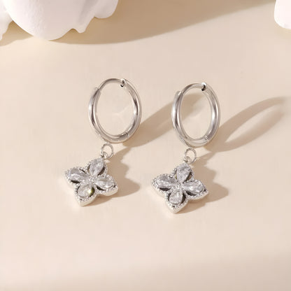 Boucles "Campi argent"