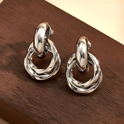 Boucles "Chaima argent"
