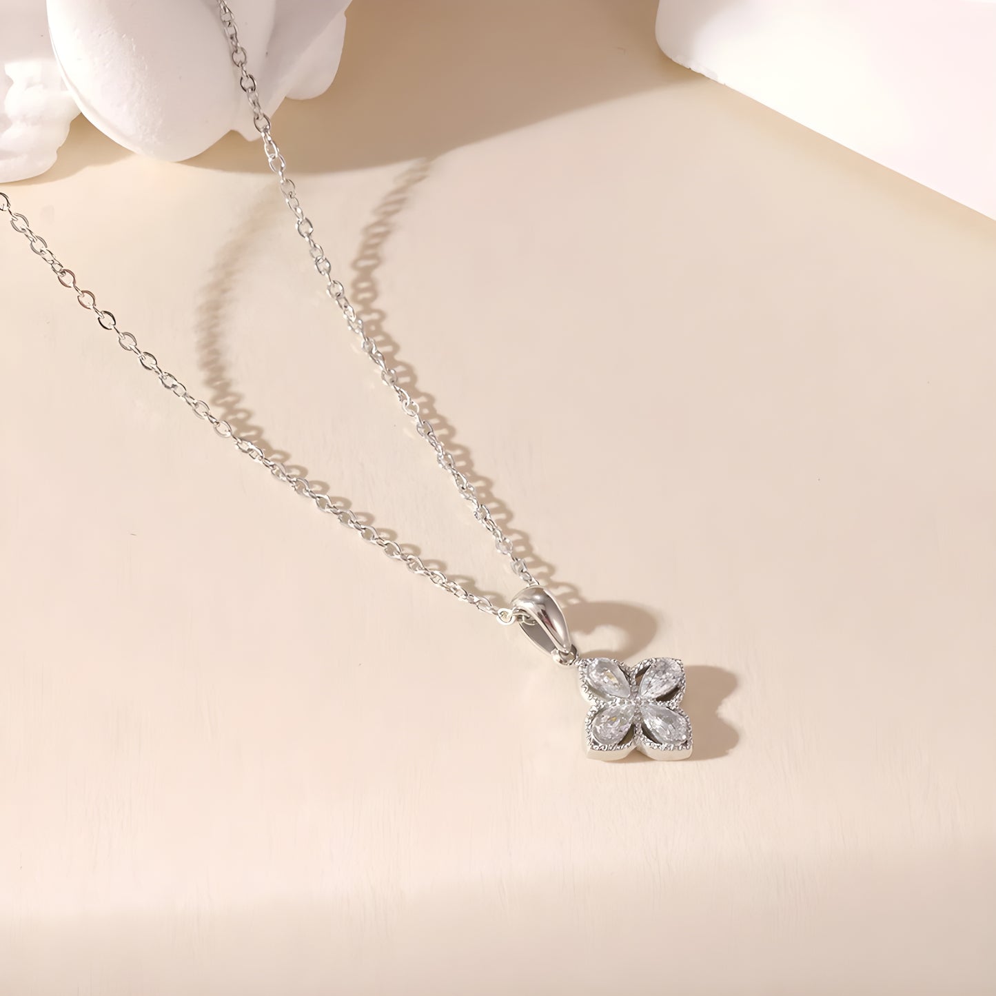 Collier "Campi argent"