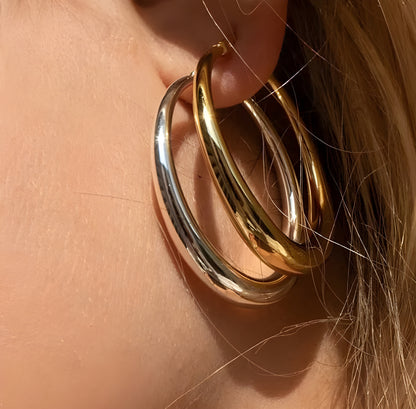 Boucles "Alanda argent"
