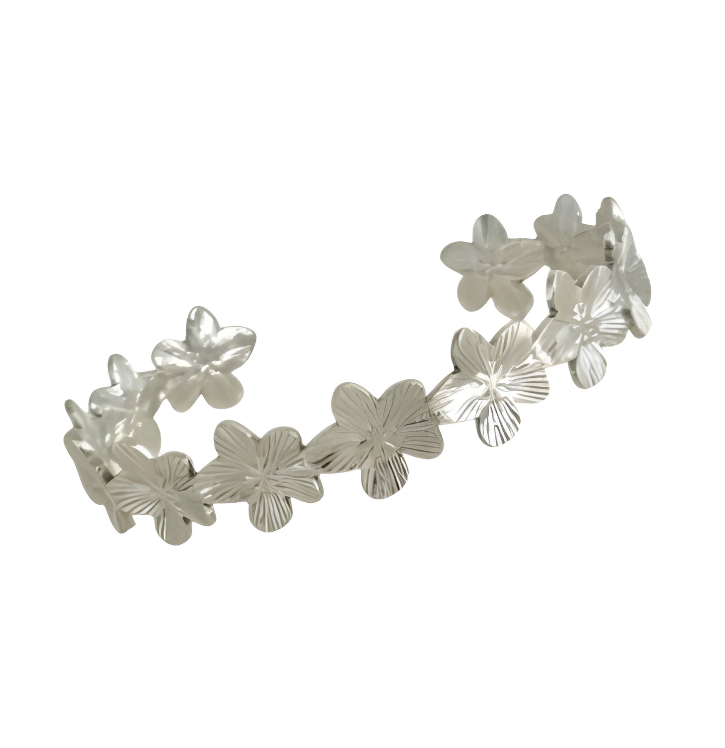 Bracelet "Rosea argent"