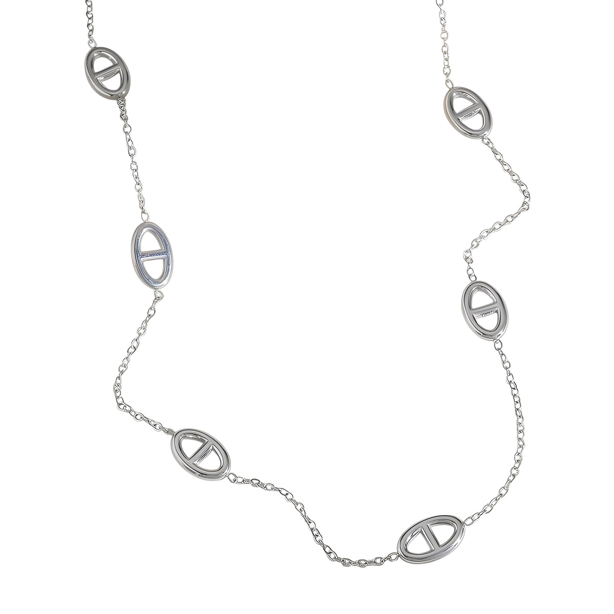 Collier "Lama argent"
