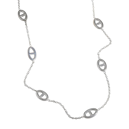 Collier "Lama argent"