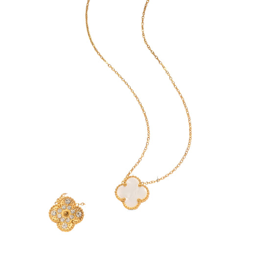Collier "Lucky double face"