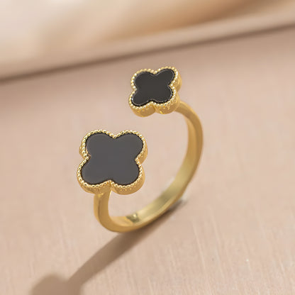 Bague "Black lucky"
