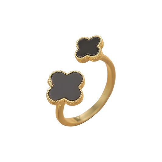 Bague "Black lucky"
