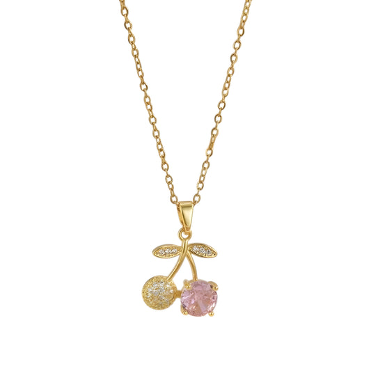 Collier "Berry rose 2"