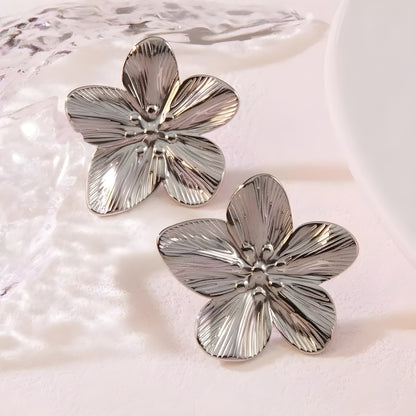 Boucles "Edith argent"