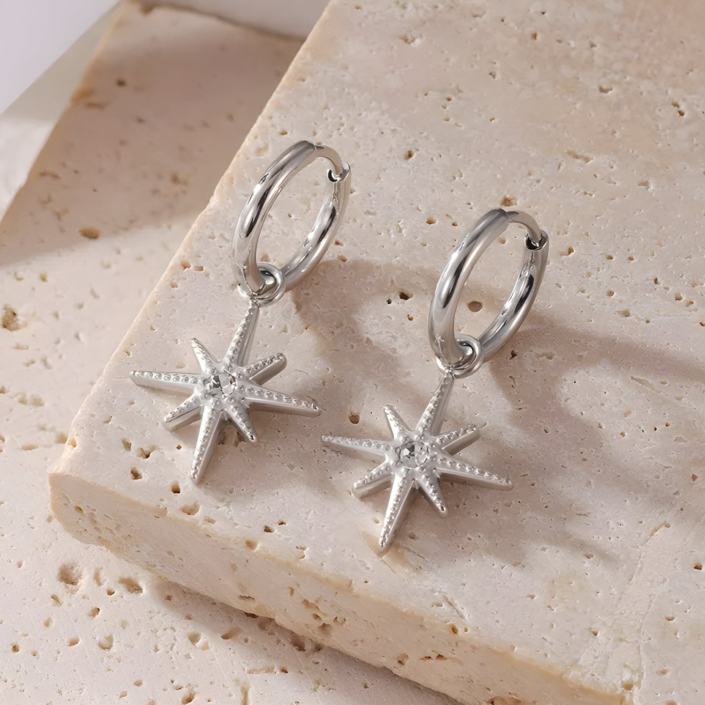 Boucles "Ingrid argent"