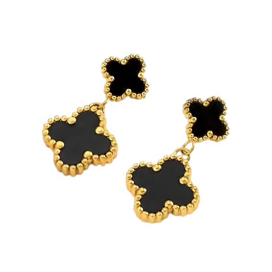 Boucles "Black lucky"