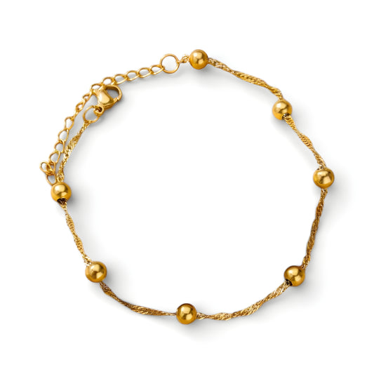 Bracelet de cheville "Lavande"