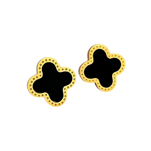 Boucles "Black lucky 2"