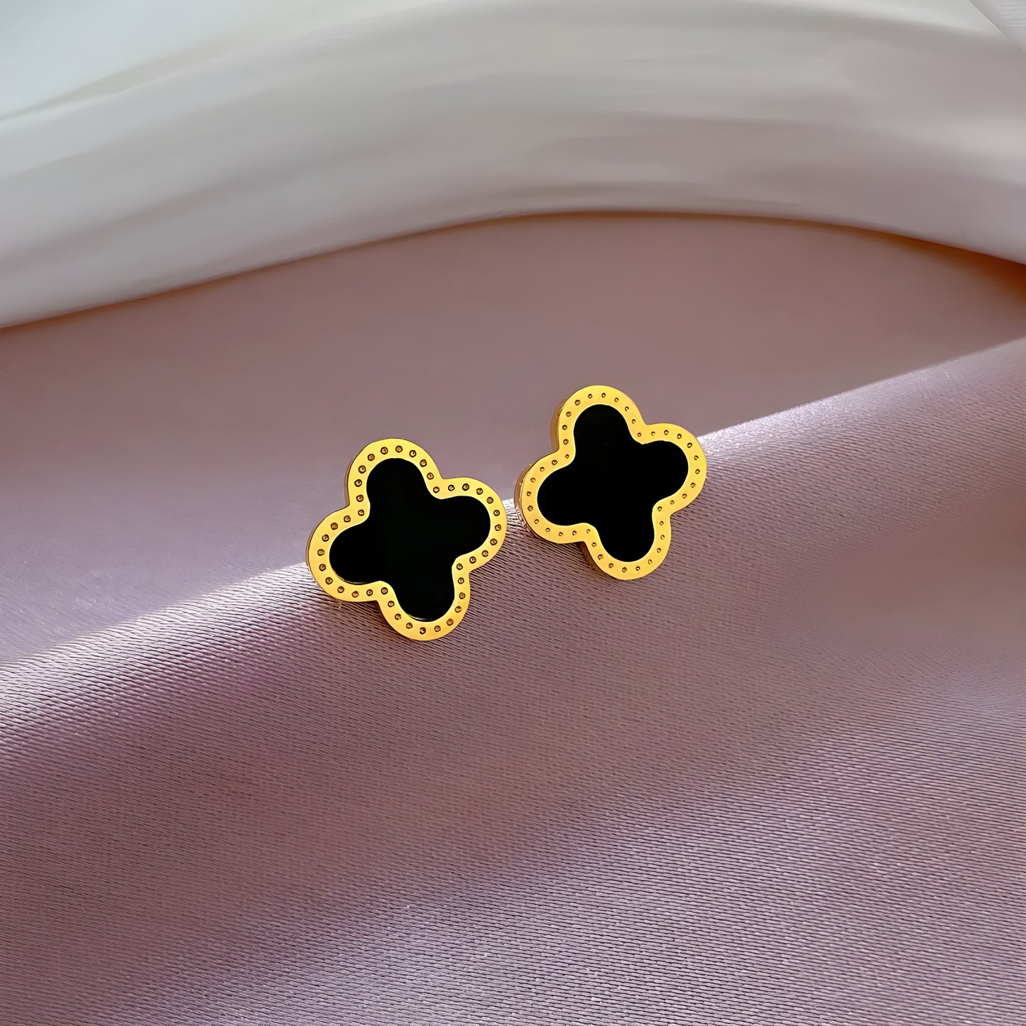 Boucles "Black lucky 2"