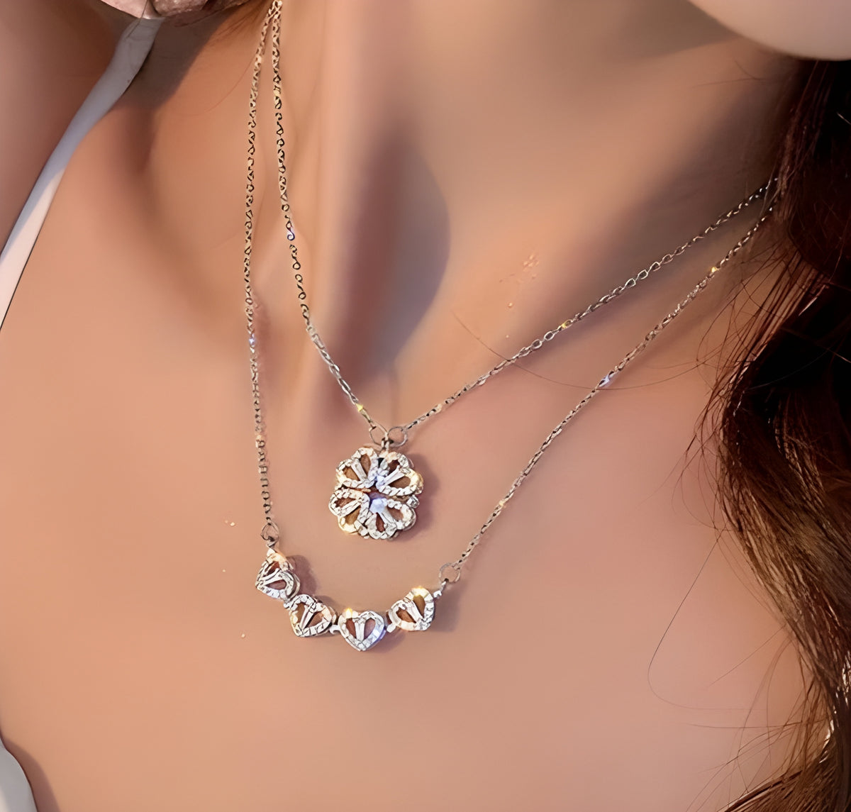 Collier "Daria argent"