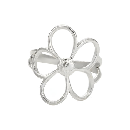 Bague " Flora argent"
