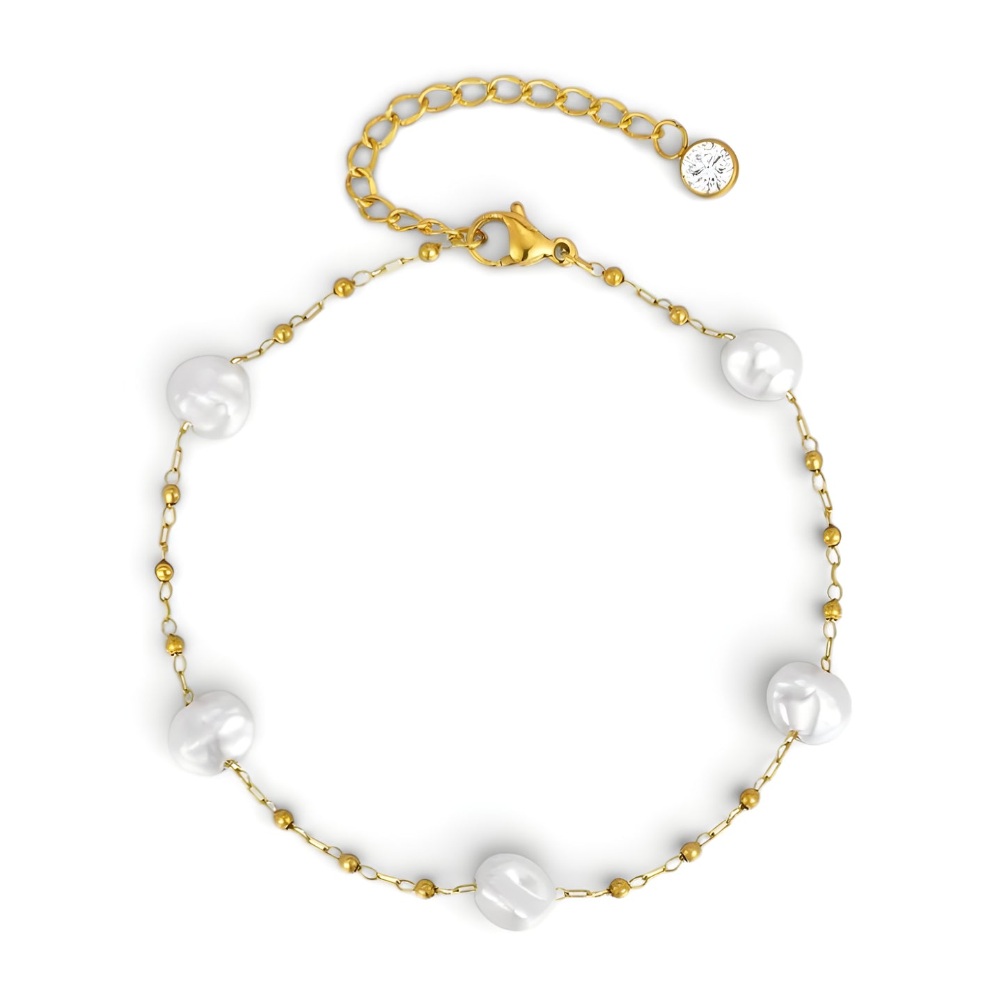 Bracelet de cheville "Perla"