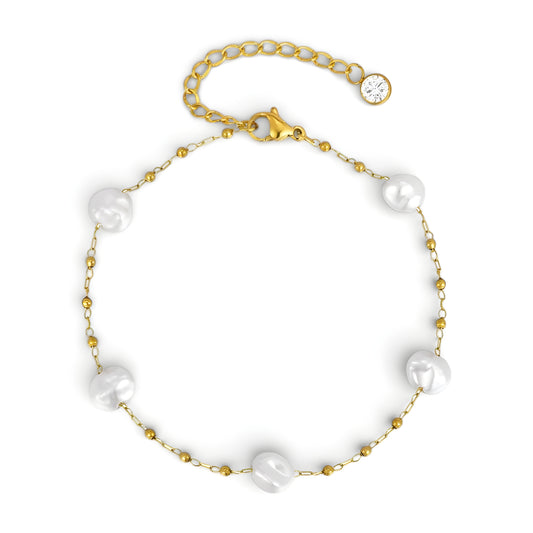 Bracelet de cheville "Perla"