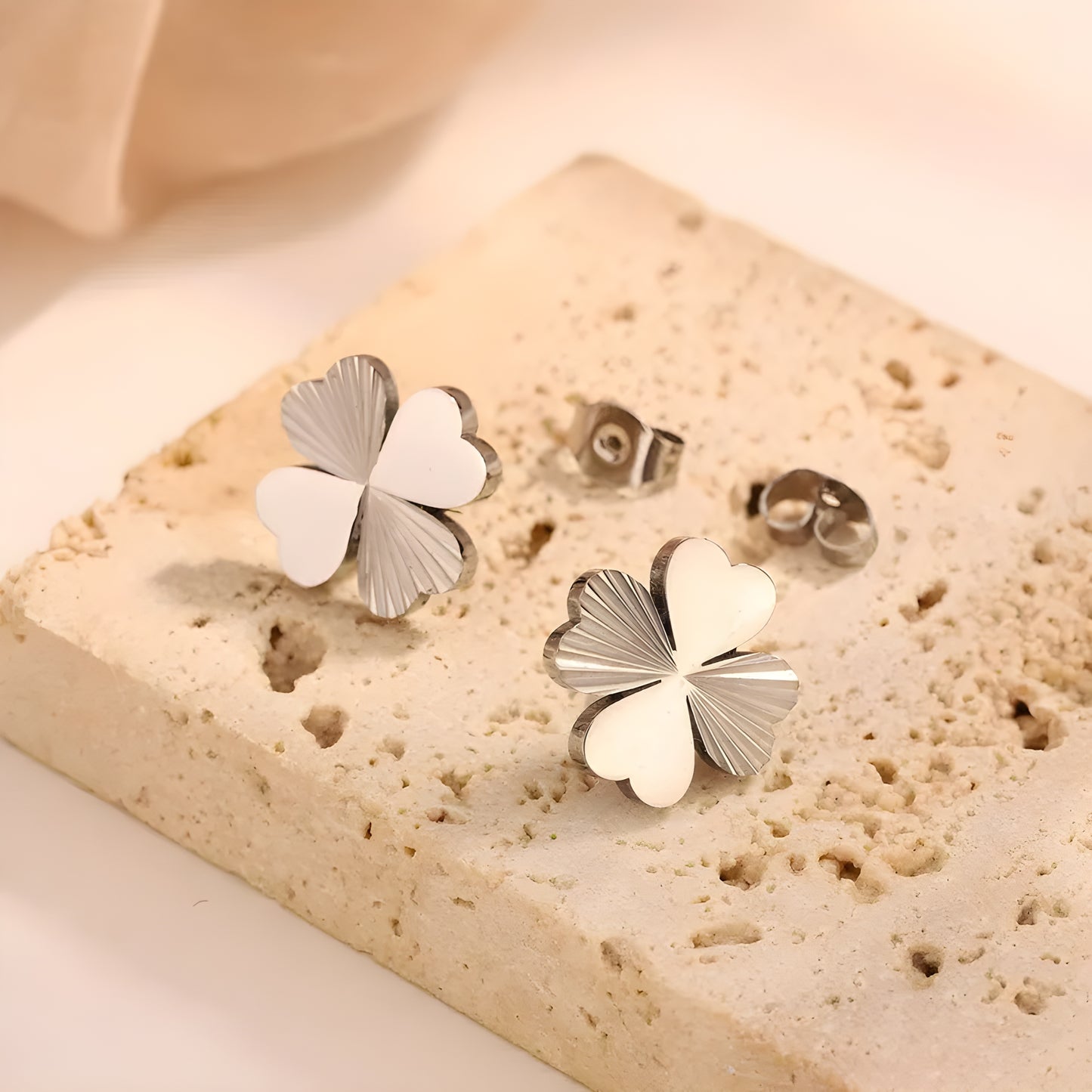 Boucles "Bania argent"